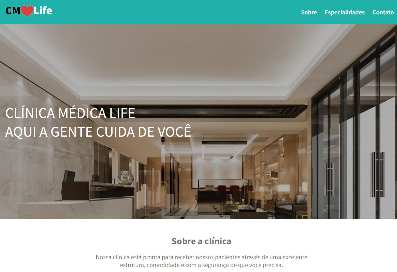 Miniatura do website Clínica Médica