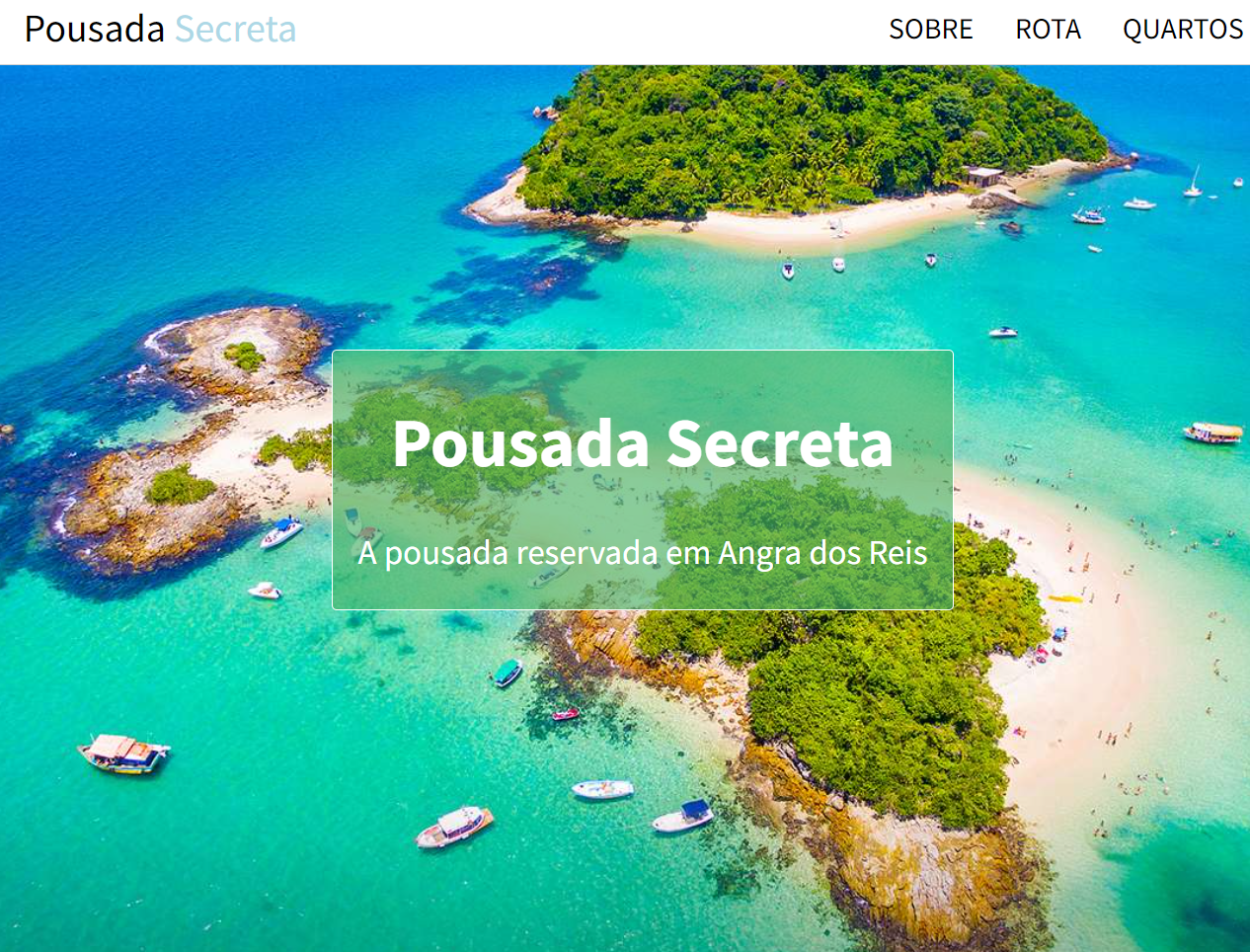 Miniatura do website Pousada Secreta